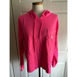 VS Pink | Hot Pink Long Sleeve Tee